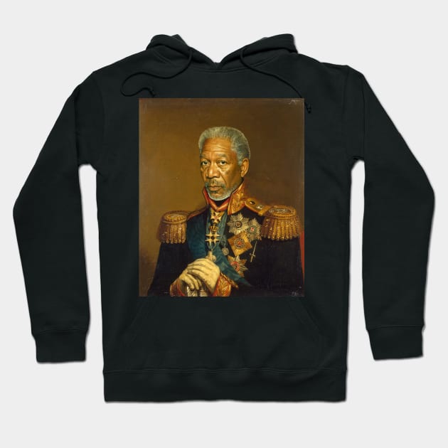 Morgan Freeman - replaceface Hoodie by replaceface